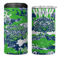 Canberra Raiders Rugby 4 in 1 Can Cooler Tumbler Graffiti Typography Urban Camo Abstract Street Style