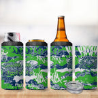 Canberra Raiders Rugby 4 in 1 Can Cooler Tumbler Graffiti Typography Urban Camo Abstract Street Style