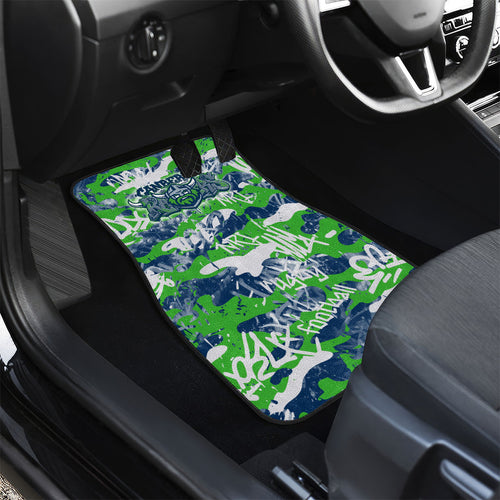 Canberra Raiders Rugby Car Mats Graffiti Typography Urban Camo Abstract Street Style