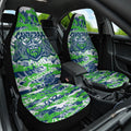 Canberra Raiders Rugby Car Seat Cover Graffiti Typography Urban Camo Abstract Street Style