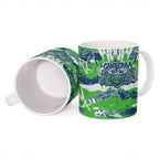 Canberra Raiders Rugby Ceramic Mug Graffiti Typography Urban Camo Abstract Street Style