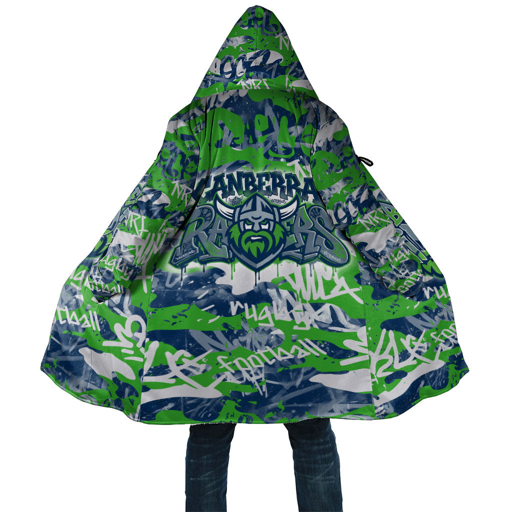 Canberra Raiders Rugby Cloak Graffiti Typography Urban Camo Abstract Street Style