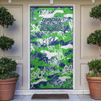 Canberra Raiders Rugby Door Cover Graffiti Typography Urban Camo Abstract Street Style