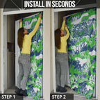 Canberra Raiders Rugby Door Cover Graffiti Typography Urban Camo Abstract Street Style