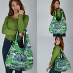 Canberra Raiders Rugby Grocery Bag Graffiti Typography Urban Camo Abstract Street Style