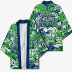 Canberra Raiders Rugby Kimono Graffiti Typography Urban Camo Abstract Street Style