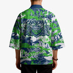 Canberra Raiders Rugby Kimono Graffiti Typography Urban Camo Abstract Street Style