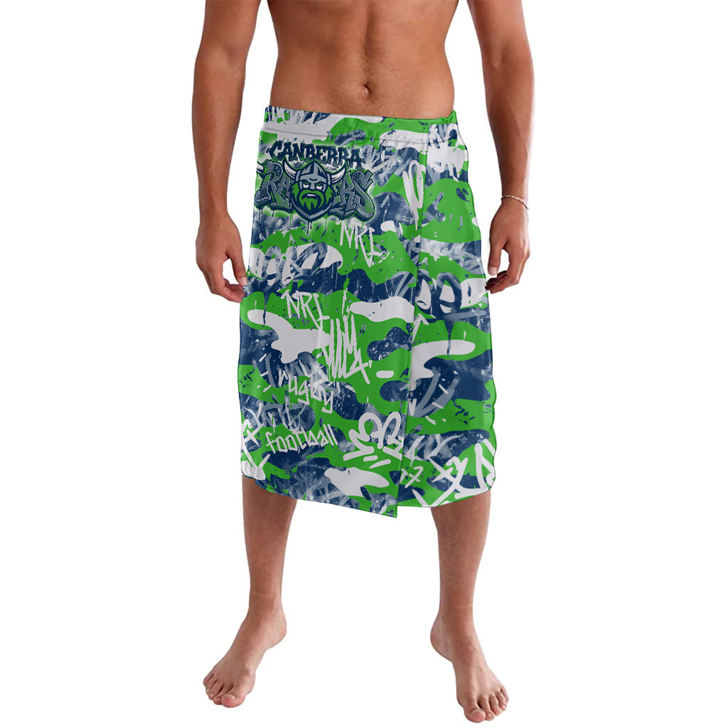 Canberra Raiders Rugby Lavalava Graffiti Typography Urban Camo Abstract Street Style