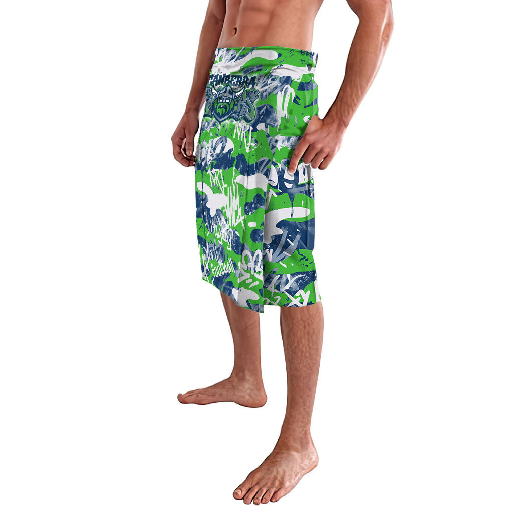 Canberra Raiders Rugby Lavalava Graffiti Typography Urban Camo Abstract Street Style