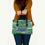 Canberra Raiders Rugby Leather Bag Graffiti Typography Urban Camo Abstract Street Style