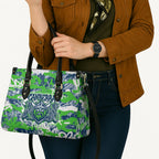 Canberra Raiders Rugby Leather Bag Graffiti Typography Urban Camo Abstract Street Style