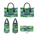 Canberra Raiders Rugby Leather Bag Graffiti Typography Urban Camo Abstract Street Style