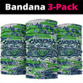 Canberra Raiders Rugby Neck Gaiter Graffiti Typography Urban Camo Abstract Street Style