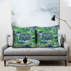 Canberra Raiders Rugby Pillow Cover Graffiti Typography Urban Camo Abstract Street Style