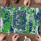 Canberra Raiders Rugby Puzzle Graffiti Typography Urban Camo Abstract Street Style