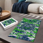 Canberra Raiders Rugby Puzzle Graffiti Typography Urban Camo Abstract Street Style
