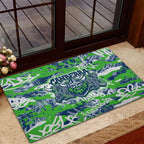 Canberra Raiders Rugby Rubber Doormat Graffiti Typography Urban Camo Abstract Street Style