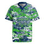 Canberra Raiders Rugby Rugby Jersey Graffiti Typography Urban Camo Abstract Street Style