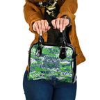 Canberra Raiders Rugby Shoulder Handbag Graffiti Typography Urban Camo Abstract Street Style