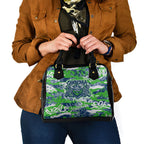 Canberra Raiders Rugby Shoulder Handbag Graffiti Typography Urban Camo Abstract Street Style