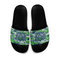 Canberra Raiders Rugby Slide Sandals Graffiti Typography Urban Camo Abstract Street Style