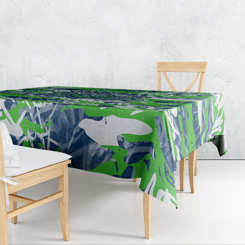 Canberra Raiders Rugby Tablecloth Graffiti Typography Urban Camo Abstract Street Style