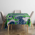 Canberra Raiders Rugby Tablecloth Graffiti Typography Urban Camo Abstract Street Style