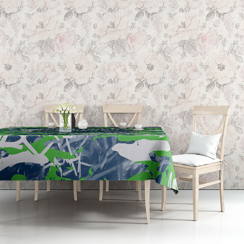 Canberra Raiders Rugby Tablecloth Graffiti Typography Urban Camo Abstract Street Style