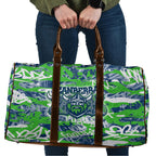 Canberra Raiders Rugby Travel Bag Graffiti Typography Urban Camo Abstract Street Style