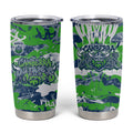 Canberra Raiders Rugby Tumbler Cup Graffiti Typography Urban Camo Abstract Street Style