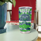 Canberra Raiders Rugby Tumbler Cup Graffiti Typography Urban Camo Abstract Street Style