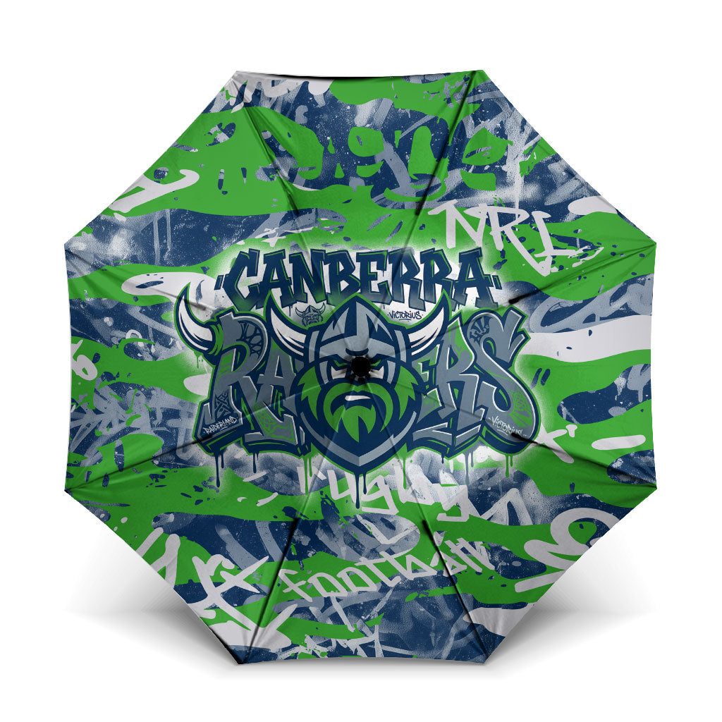 Canberra Raiders Rugby Umbrella Graffiti Typography Urban Camo Abstract Street Style