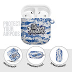 Canterbury-Bankstown Bulldogs Rugby AirPods Case Graffiti Typography Urban Camo Abstract Street Style