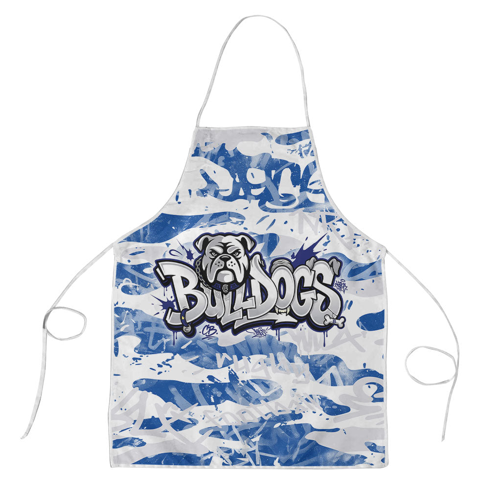 Canterbury-Bankstown Bulldogs Rugby Apron Graffiti Typography Urban Camo Abstract Street Style