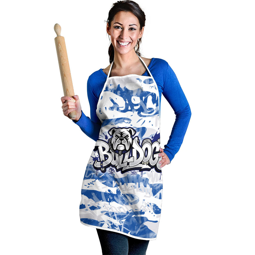 Canterbury-Bankstown Bulldogs Rugby Apron Graffiti Typography Urban Camo Abstract Street Style