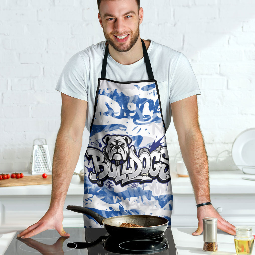 Canterbury-Bankstown Bulldogs Rugby Apron Graffiti Typography Urban Camo Abstract Street Style