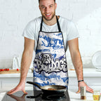 Canterbury-Bankstown Bulldogs Rugby Apron Graffiti Typography Urban Camo Abstract Street Style