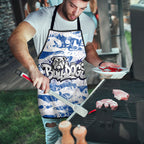 Canterbury-Bankstown Bulldogs Rugby Apron Graffiti Typography Urban Camo Abstract Street Style