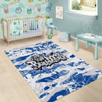 Canterbury-Bankstown Bulldogs Rugby Area Rug Graffiti Typography Urban Camo Abstract Street Style