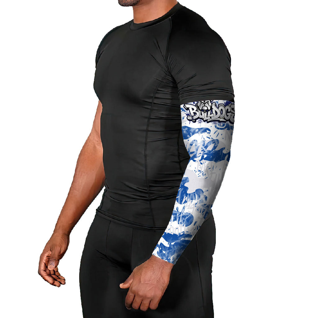 Canterbury-Bankstown Bulldogs Rugby Arm Sleeves Graffiti Typography Urban Camo Abstract Street Style