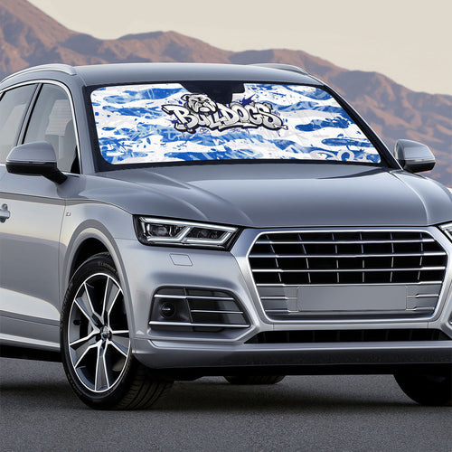Canterbury-Bankstown Bulldogs Rugby Auto Sun Shade Graffiti Typography Urban Camo Abstract Street Style