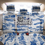 Canterbury-Bankstown Bulldogs Rugby Back Car Seat Cover Graffiti Typography Urban Camo Abstract Street Style