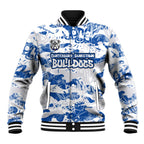 Canterbury-Bankstown Bulldogs Rugby Baseball Jacket Graffiti Typography Urban Camo Abstract Street Style