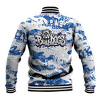 Canterbury-Bankstown Bulldogs Rugby Baseball Jacket Graffiti Typography Urban Camo Abstract Street Style