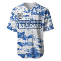 Canterbury-Bankstown Bulldogs Rugby Baseball Jersey Graffiti Typography Urban Camo Abstract Street Style