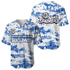 Canterbury-Bankstown Bulldogs Rugby Baseball Jersey Graffiti Typography Urban Camo Abstract Street Style