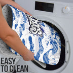 Canterbury-Bankstown Bulldogs Rugby Bathroom Set Graffiti Typography Urban Camo Abstract Street Style