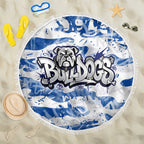 Canterbury-Bankstown Bulldogs Rugby Beach Blanket Graffiti Typography Urban Camo Abstract Street Style