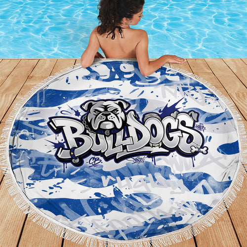 Canterbury-Bankstown Bulldogs Rugby Beach Blanket Graffiti Typography Urban Camo Abstract Street Style