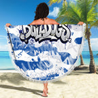 Canterbury-Bankstown Bulldogs Rugby Beach Blanket Graffiti Typography Urban Camo Abstract Street Style